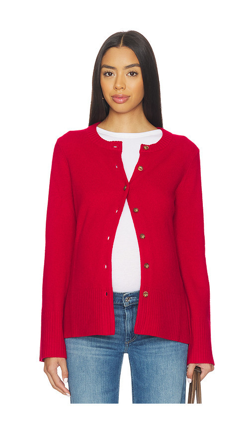 HATCH The Celine Contour Cardigan in Red. Size 1. Also in 2, 4, 3. | Revolve Clothing (Global)