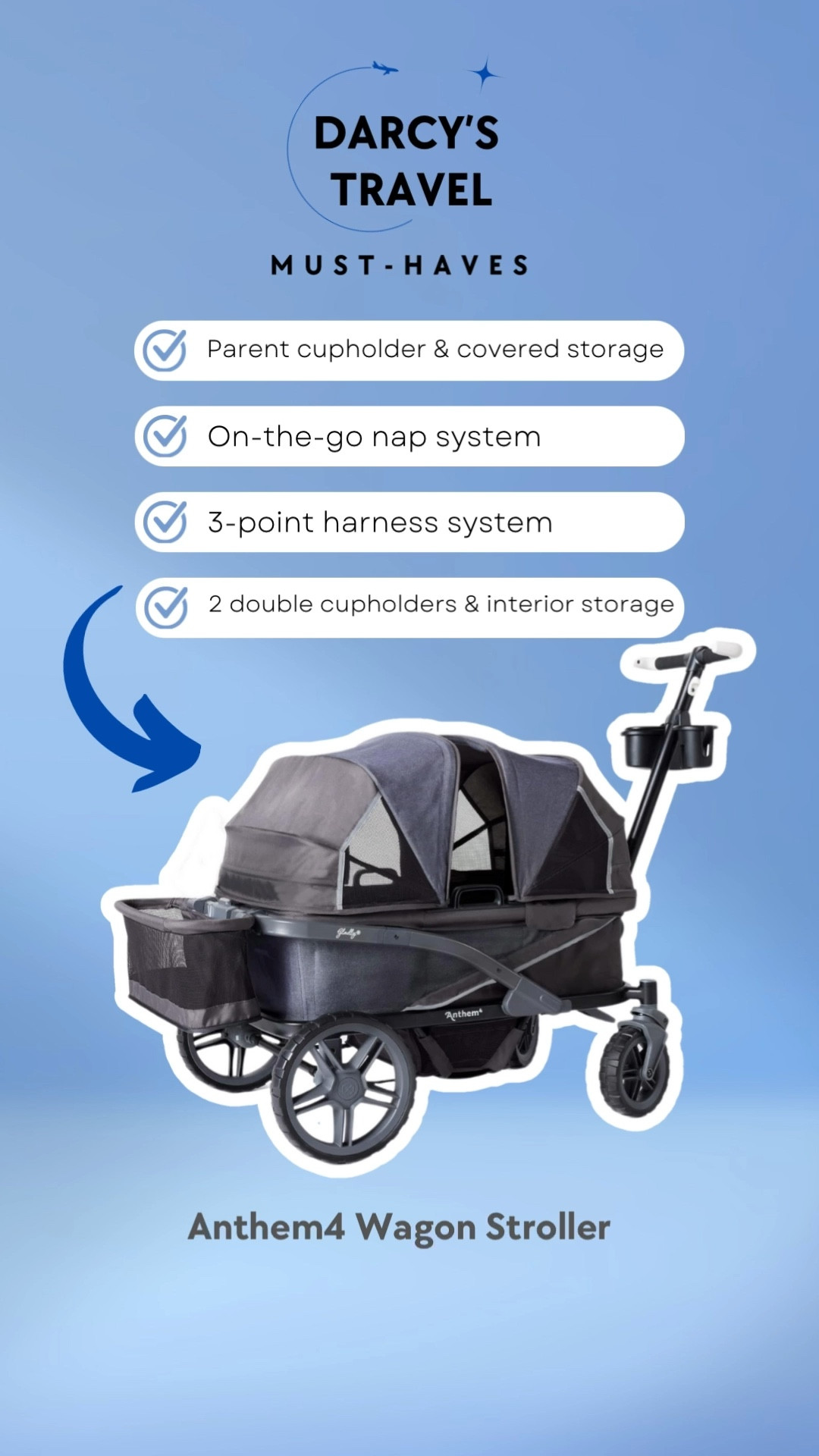 Anthem4 Wagon Stroller

#LTKTravel #LTKKids #LTKFamily