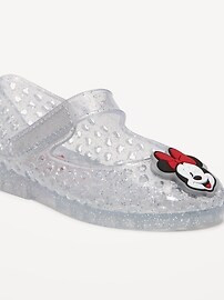 Disney© Minnie Mouse Jelly Mary-Jane Flats for Toddler Girls | Old Navy (US)