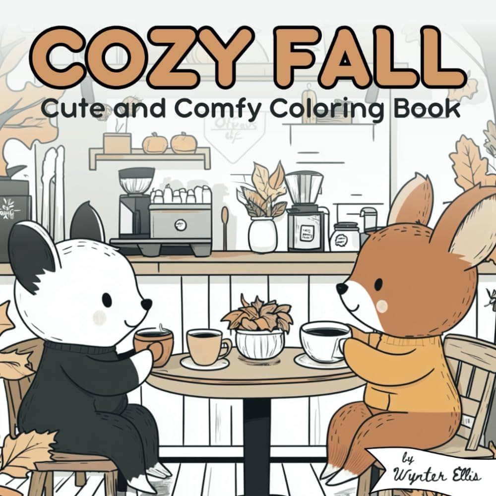 Cozy Fall: Cute and Easy Coloring for Adults and Kids - Find Peace and Relaxation with Simple, Co... | Amazon (US)