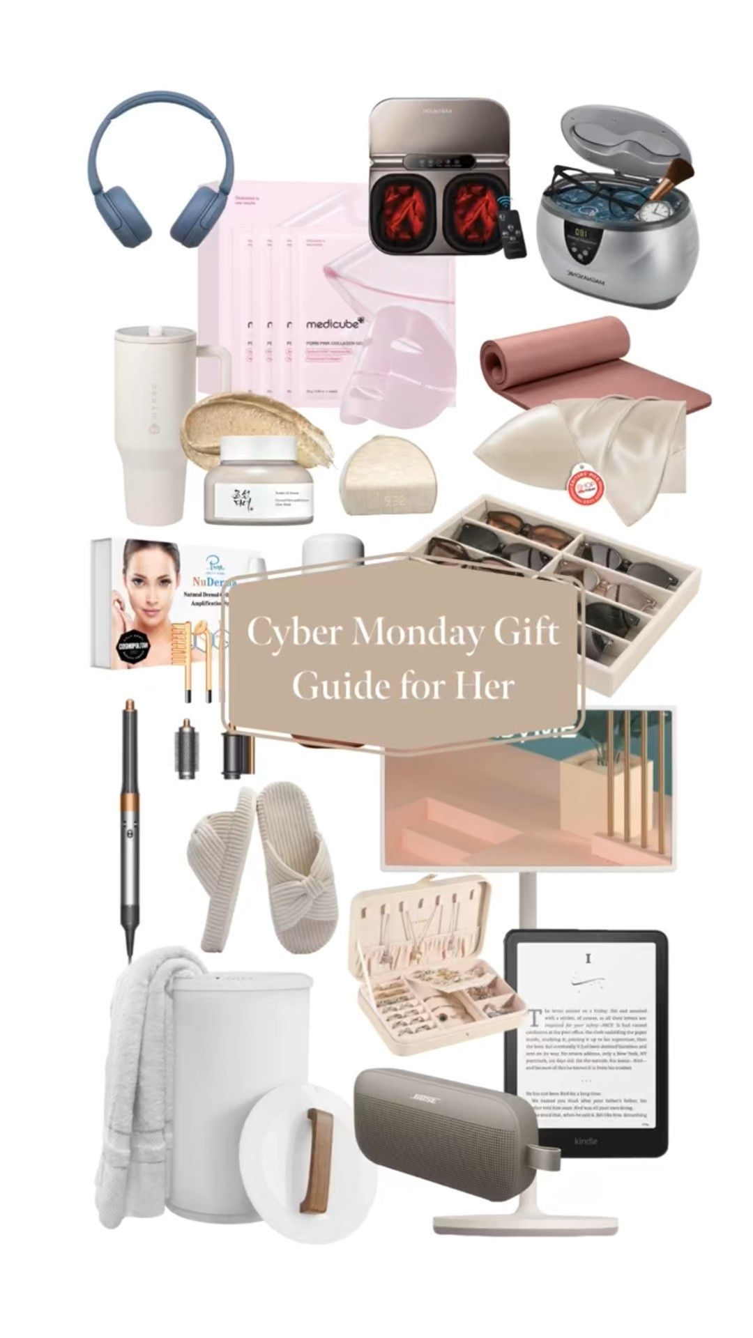 Cyber Monday gift guide for her featuring yoga mat, face mask, silk pillowcase, house slippers, towel warmer, kindle paper white, sunglasses organizer, etc.

#LTKHome #LTKFinds #LTKFavorites #HomeStyleDaily

#LTKHome