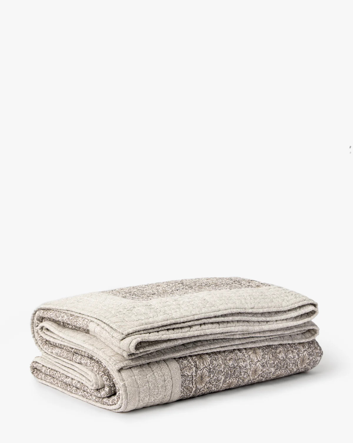 Floral Block Print Quilt | McGee & Co. (US)