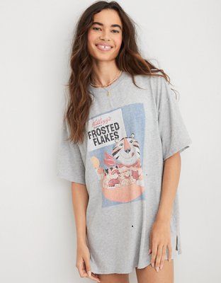 Aerie Sleep Happens Night Tee | Aerie