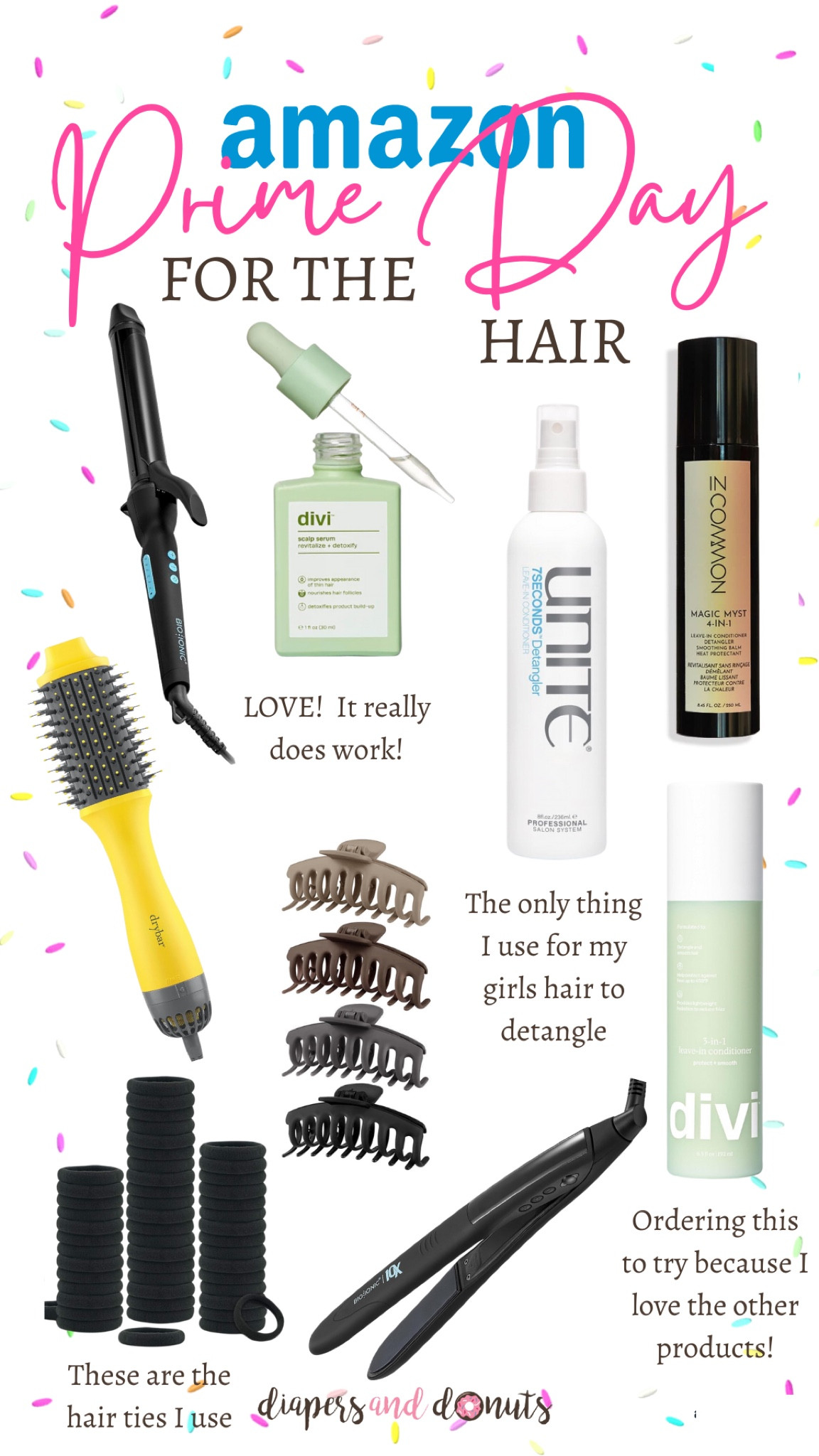 These are all my favorites and they are on sale for Prime Day!  The #divi detangler is a new find but I ordered it to try!  I’ve heard great things.  The rest are my tried and true repeat purchases. #hair #hairproducts

#LTKxPrimeDay