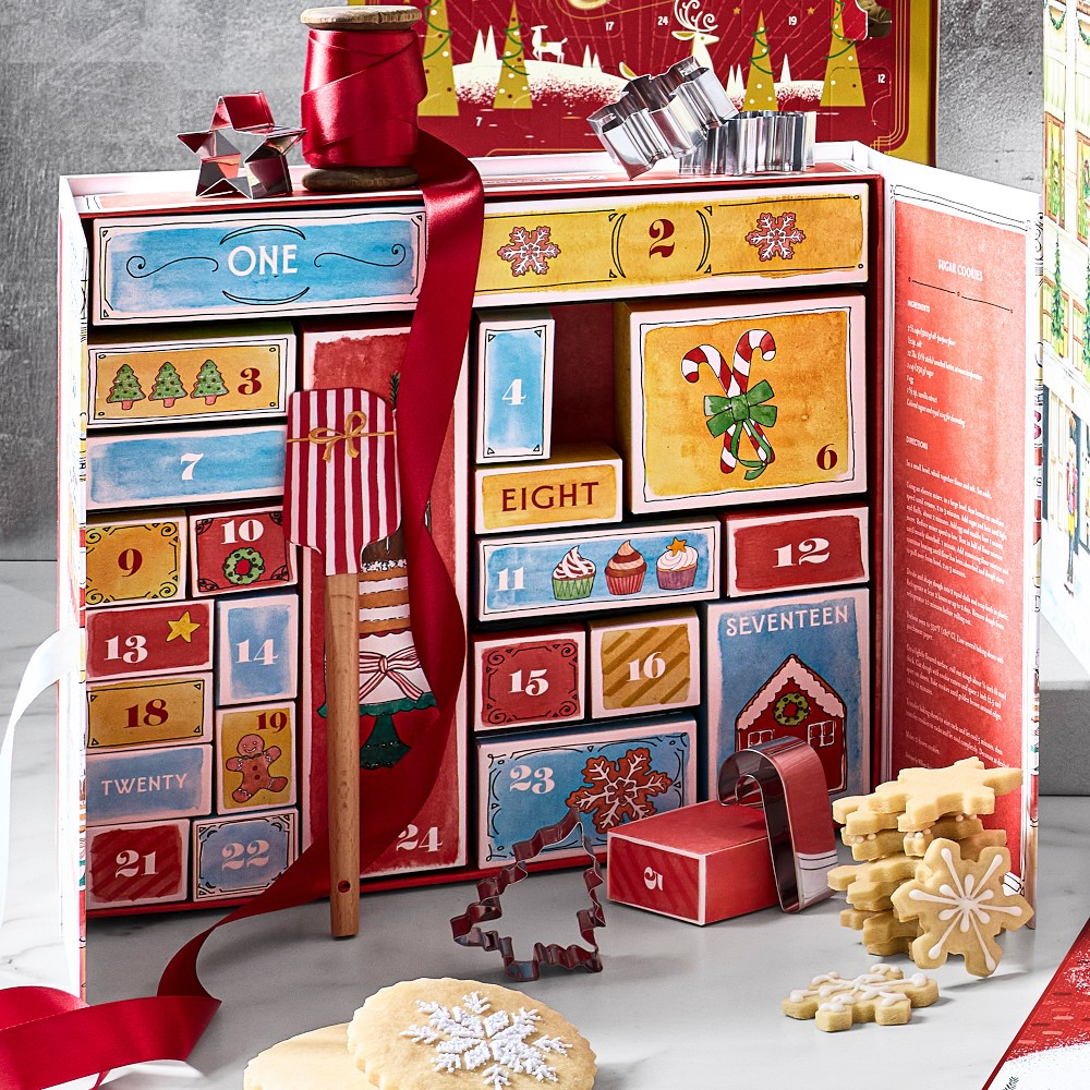 Williams Sonoma Holiday Advent Calendar, 24 Days of Baking Cookies | Williams-Sonoma