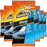 Armor All Car Interior Cleaner Glass Wipes for Dirt & Dust - Protectant for Cars & Truck & Motorcycl | Amazon (US)