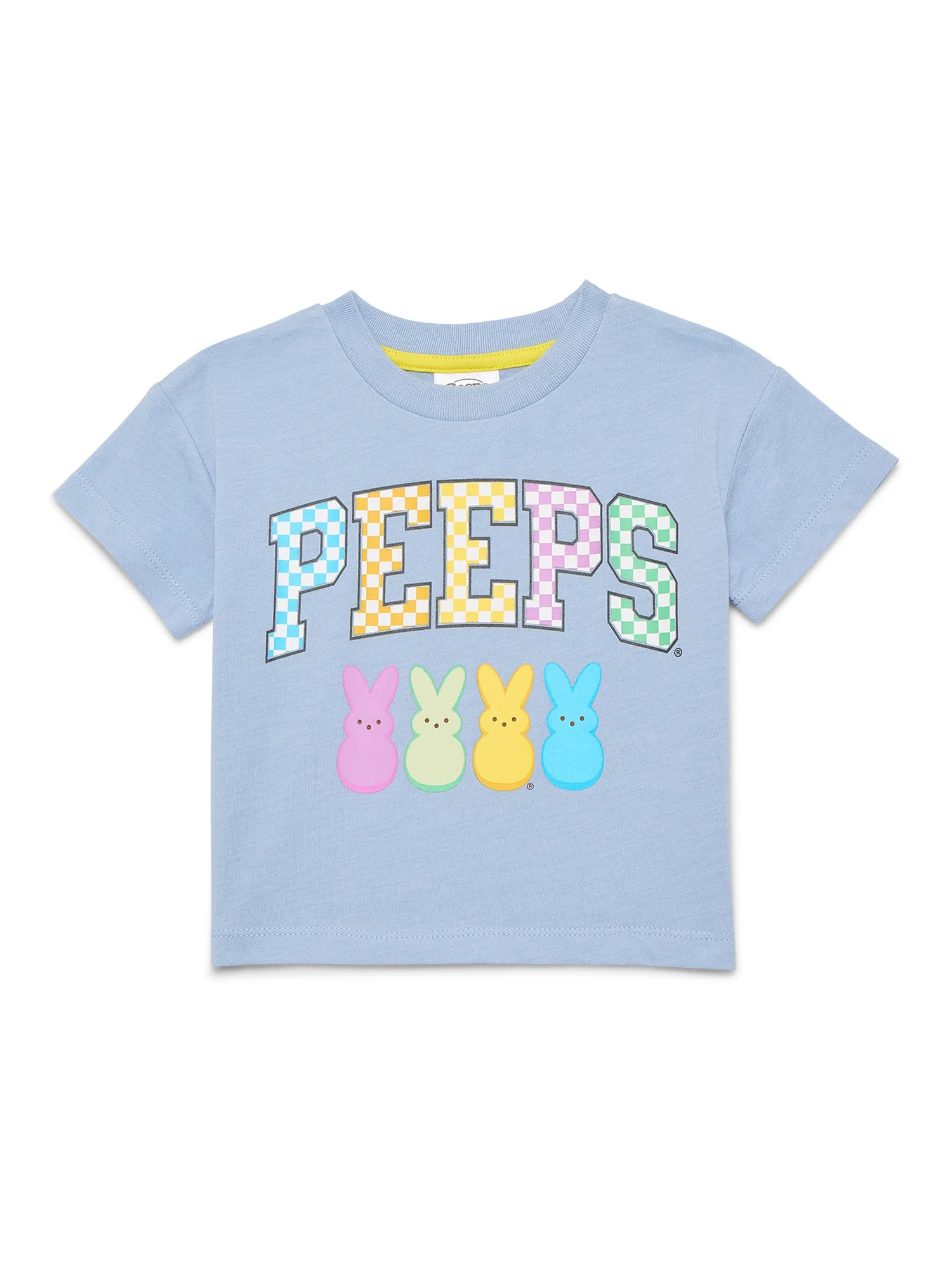 Easter Peeps Toddler Girls Graphic Tee with Short Sleeves, Sizes 12M-5T | Walmart (US)
