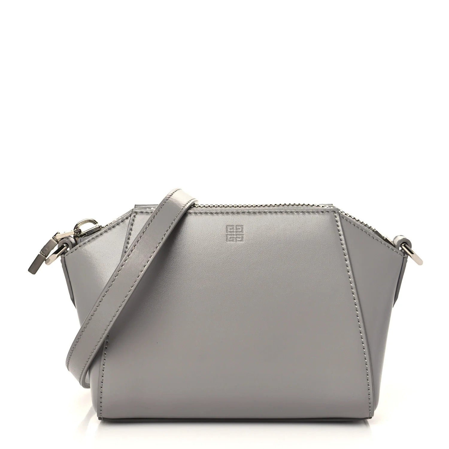 GIVENCHY Smooth Calfskin Nano Antigona Grey | FASHIONPHILE (US)