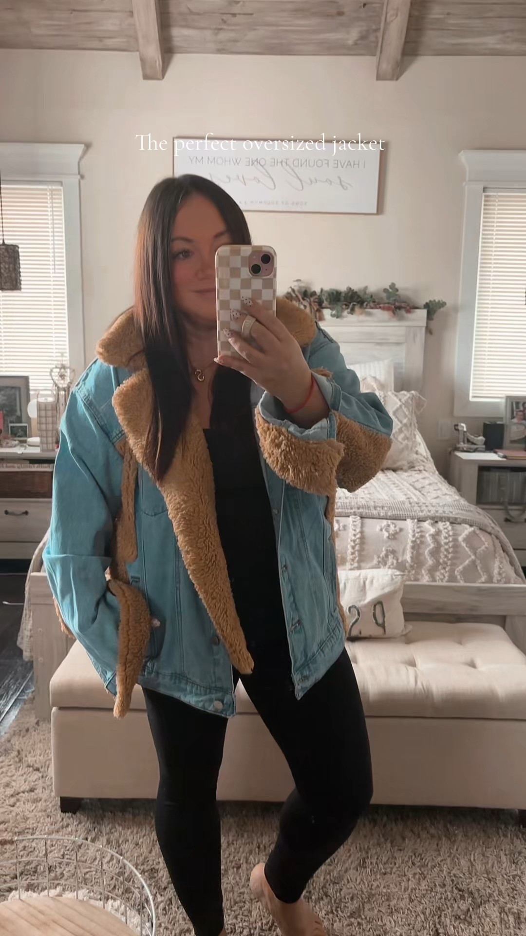 Perfect denim Sherpa ! 

#LTKSeasonal #LTKStyleTip