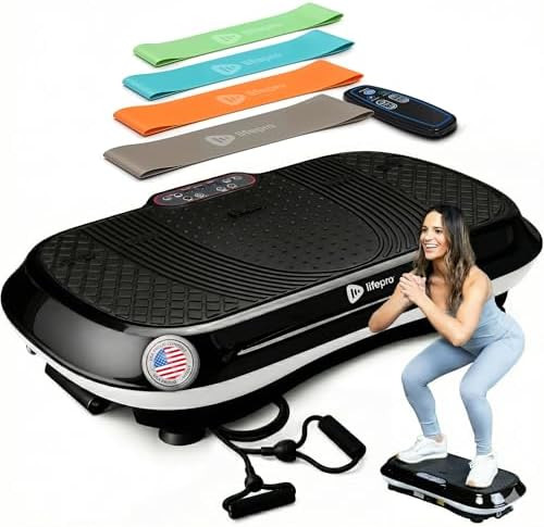 Lifepro Waver Vibration Plate Exercise Machine for Lymphatic Drainage, Muscle Activation, Full-Bo... | Amazon (US)