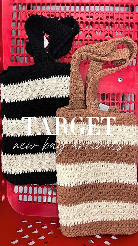 Target new bags arrivals! Totes, purses and more! ✨

Work bag. Crochet tote. Beach tote. Vacation outfit. Summer outfit. Target finds. Target new arrivals. 

#LTKFindsUnder50 #LTKSeasonal #LTKStyleTip