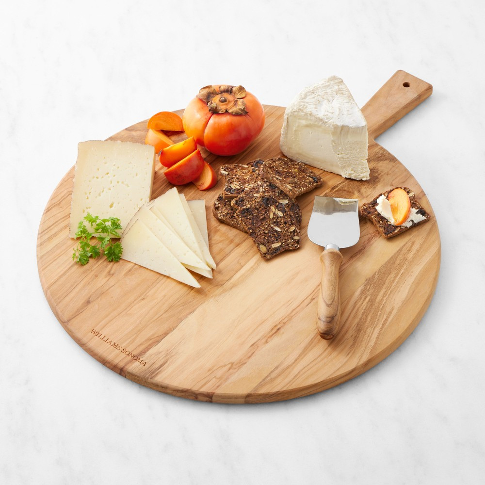 Olivewood Round Cheese Boards | Williams-Sonoma