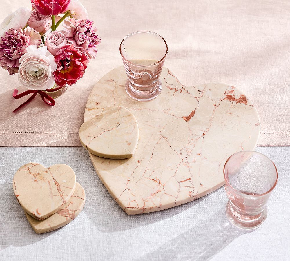 Marble Heart Cheeseboard | Pottery Barn (US)