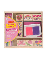 Wooden Friendship Stamp Set | Marshalls
