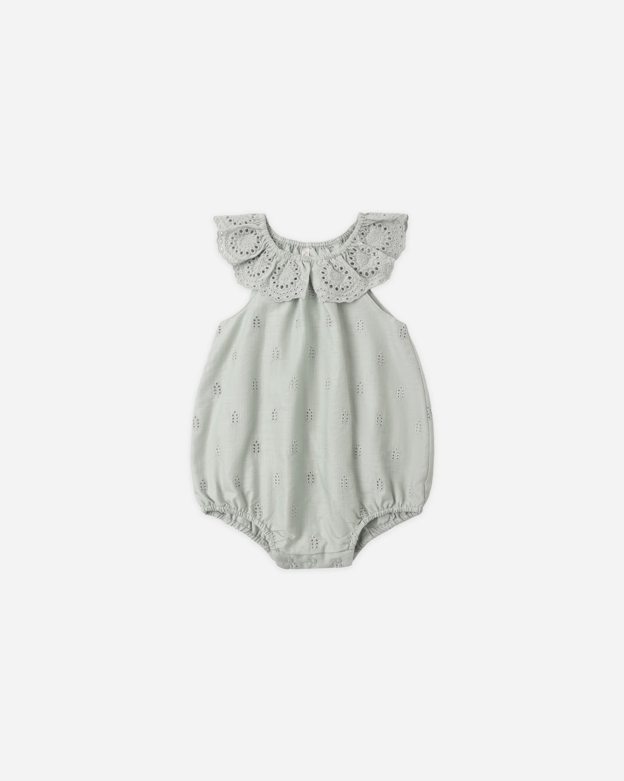 Myla Romper Seafoam | Rylee + Cru