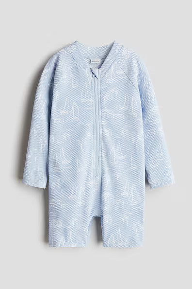 H & M - Swimsuit UPF 50 - Blue | H&M (US + CA)