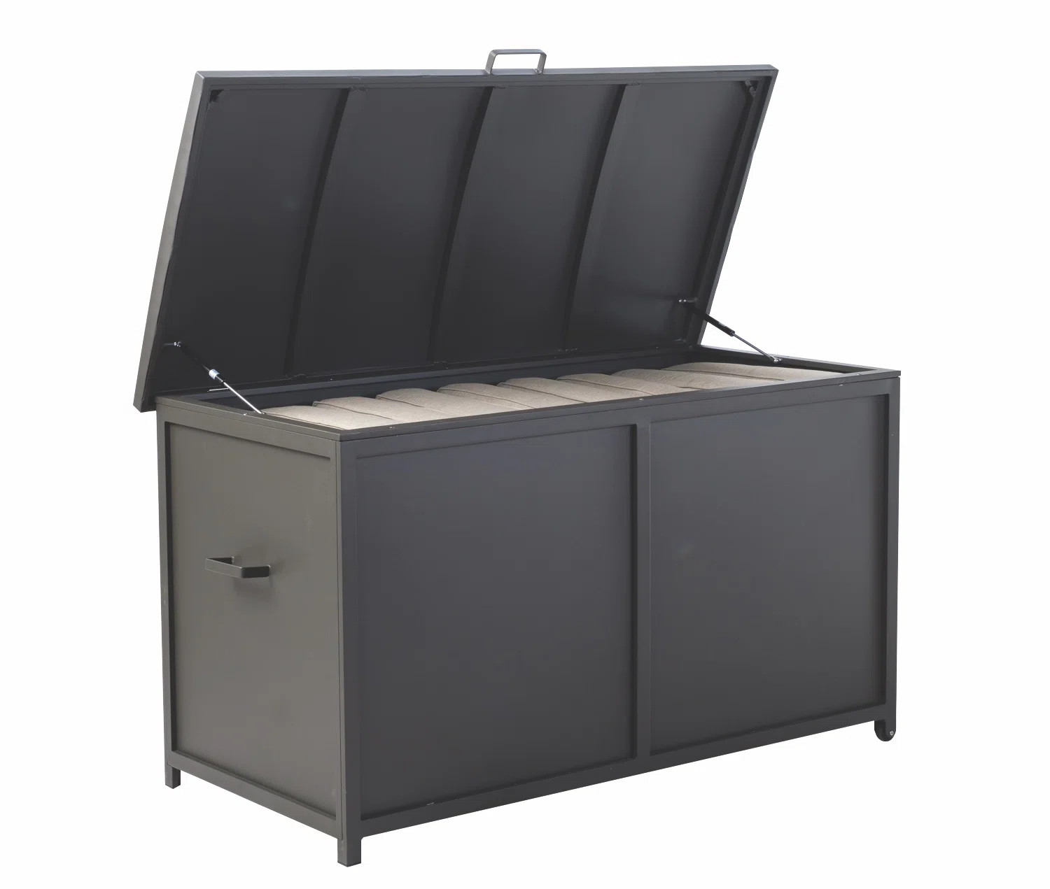 Alfresco Home Yacht 33'' W 390 Gallons Water Resistant Metal Deck Box with Wheels | Wayfair North America