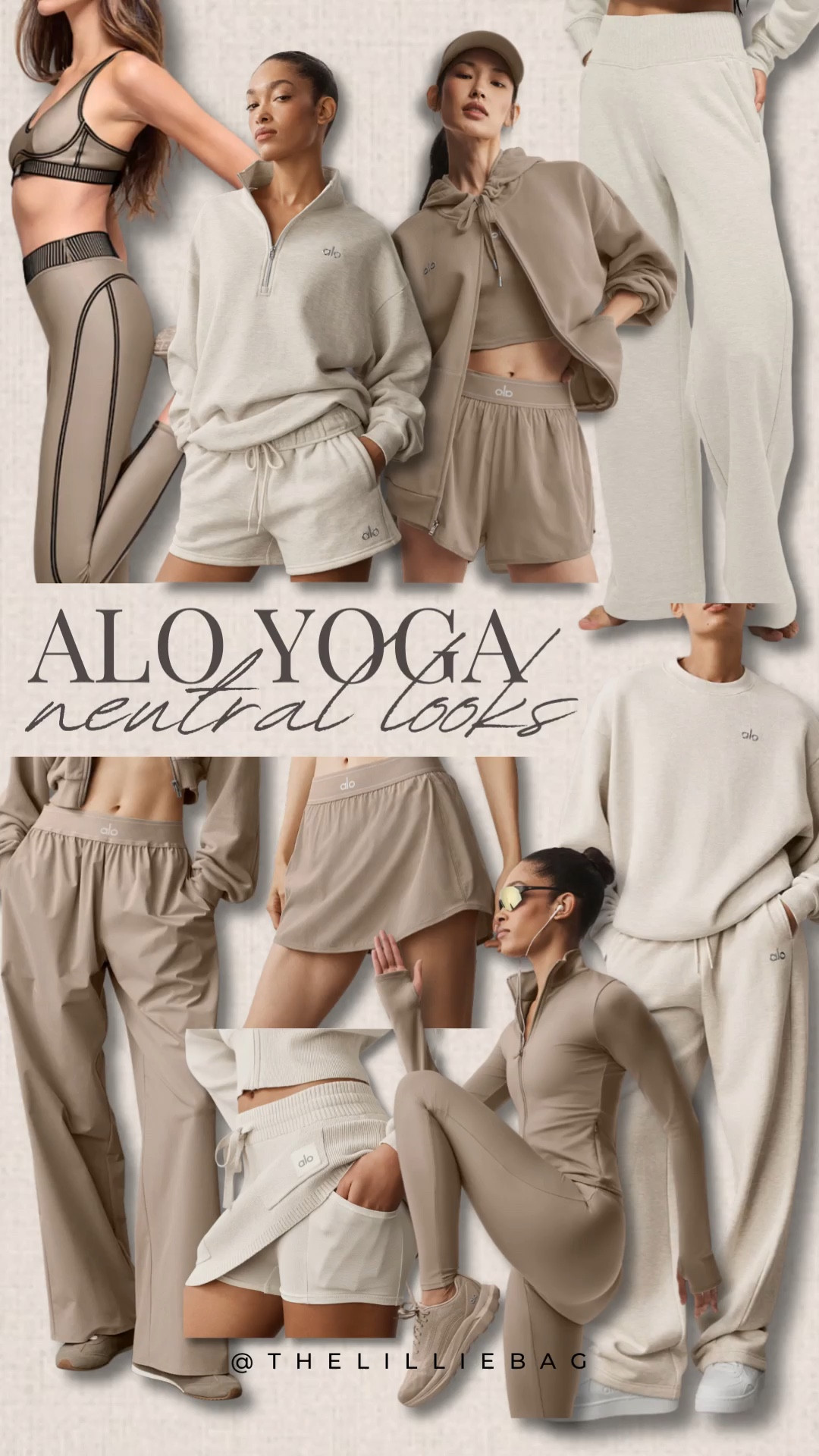 Neutral colors from Alo to wear on repeat!🐚🤍🤎

Neutrals. Active wear. Athleisure wear  

#LTKSeasonal #LTKActive