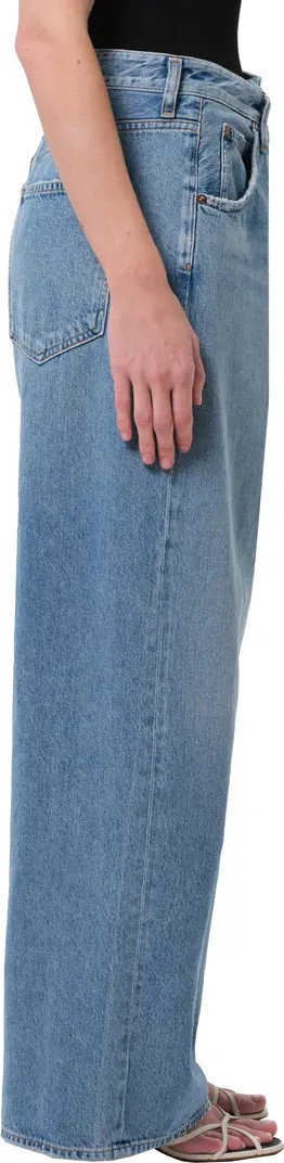 AGOLDE Vana Fold Waistband Wide Leg Jeans | Nordstrom | Nordstrom