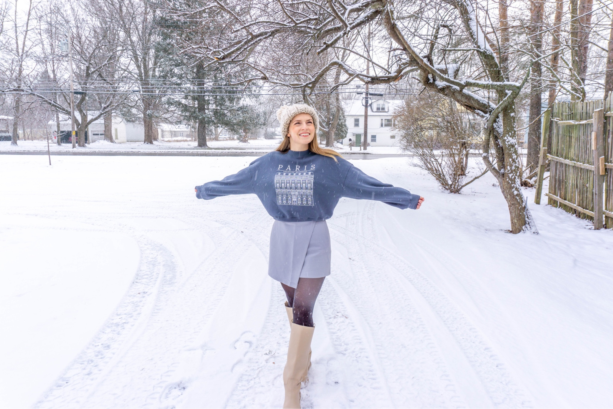 Cozy cute outfits are my favorite ❄️ This skort is a favorite wardrobe add from 2023. 

#LTKfindsunder100 #LTKSeasonal
