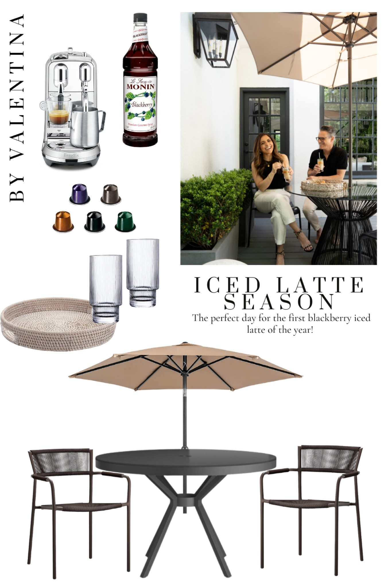 It’s iced latte season. Everything you need to enjoy an iced latte in your outdoor space.

#LTKhome #LTKstyletip #LTKSeasonal
