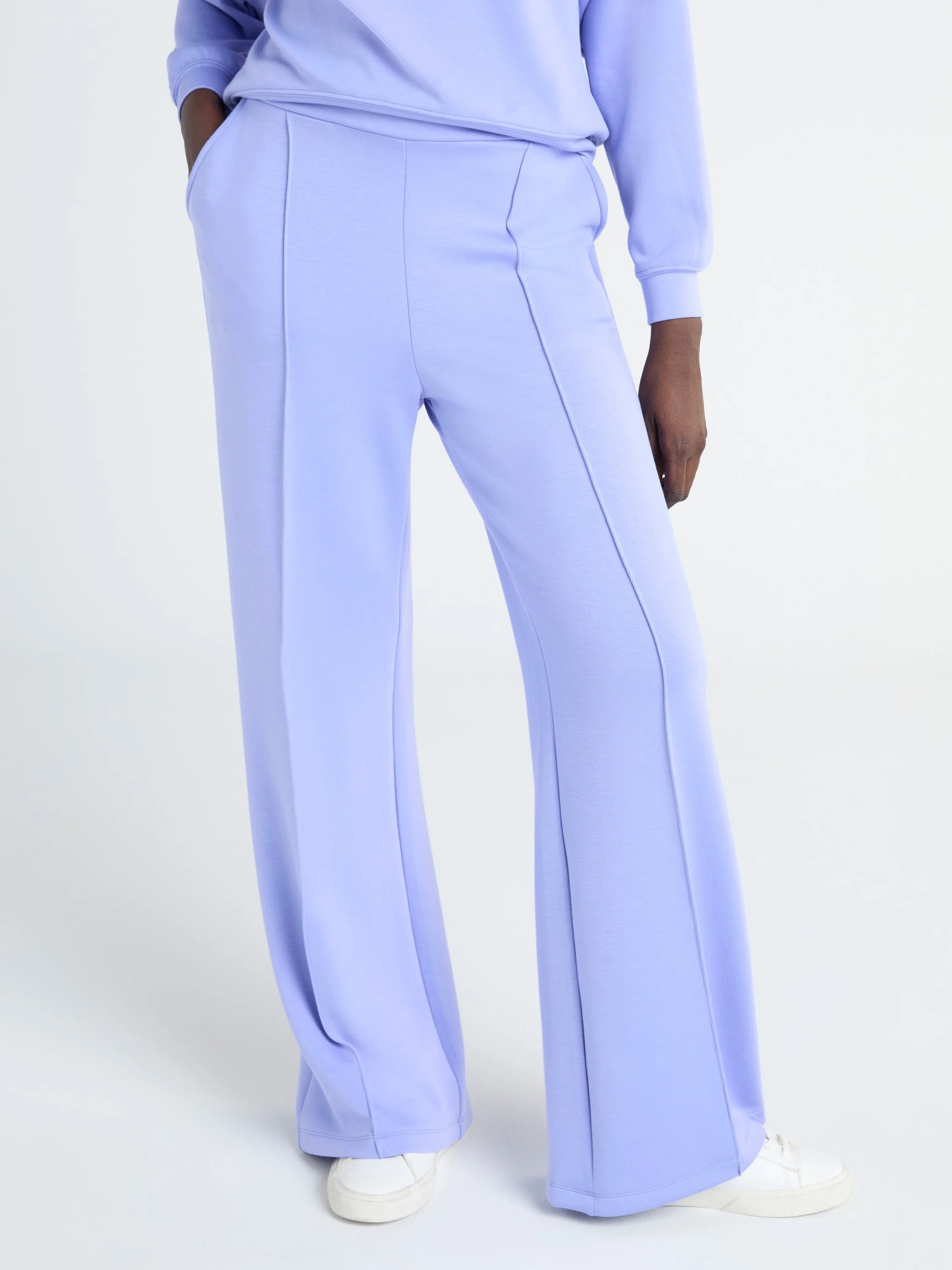 Scoop Women's and Women's Plus Ultimate ScubaKnit Seamed Trouser Pants, Sizes XS-4X | Walmart (US)