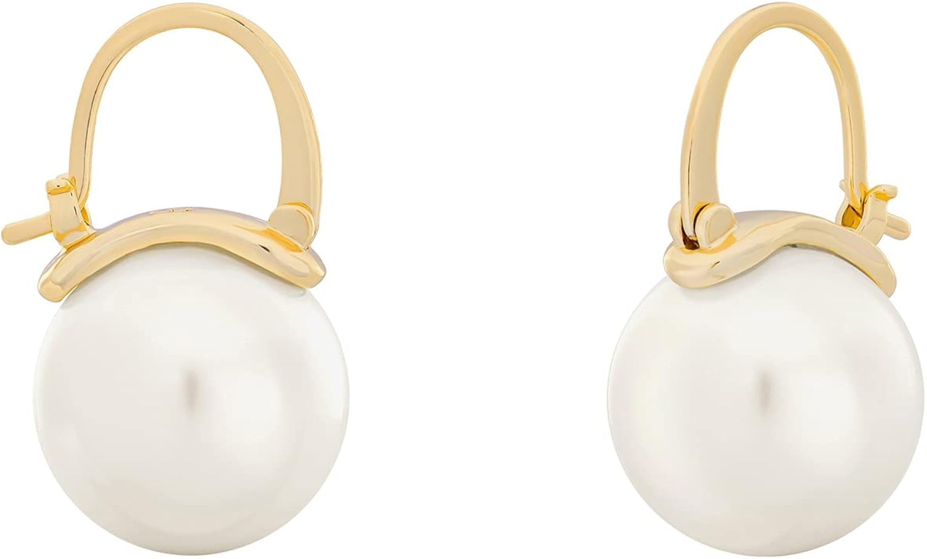 Blanche Gold Pearl Women's Fashion Drop Earrings - Elevate Your Look with a Touch of Elegance | Amazon (US)