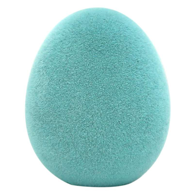 Bunny Brights Blue Flocked Easter Egg, 5.5" | At Home
