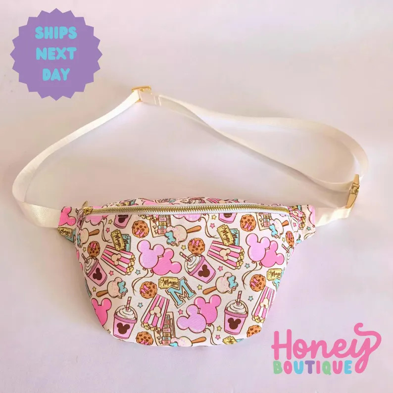 Magical Mouse Large Nylon Fanny Pack - Etsy | Etsy (US)
