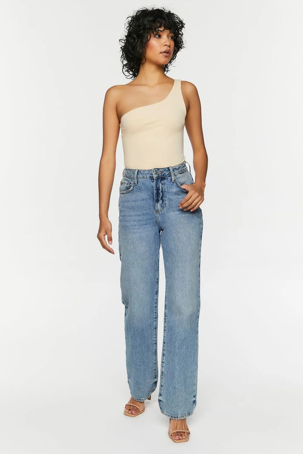 Contour One-Shoulder Bodysuit | Forever 21 (US)