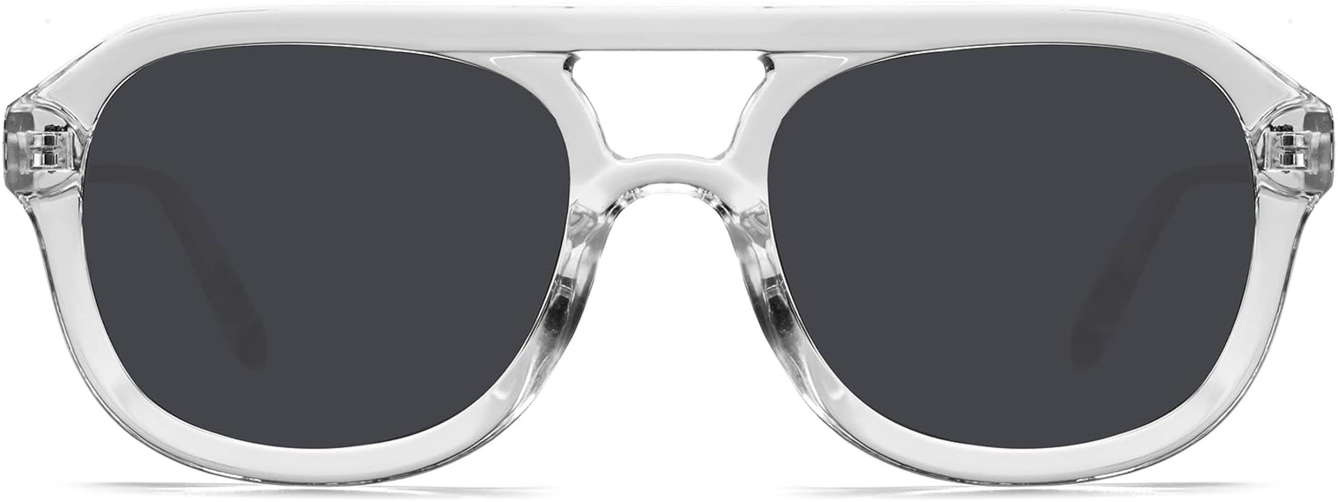 Retro Aviator Sunglasses for Women Men Trendy Square Pilot Shades 70s Vintage Sun Glasses | Amazon (US)