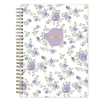 2026-2027 Blue Sky Sincerely Jules Purple 6" x 8" Academic Year Weekly & Monthly Planner, | Staples