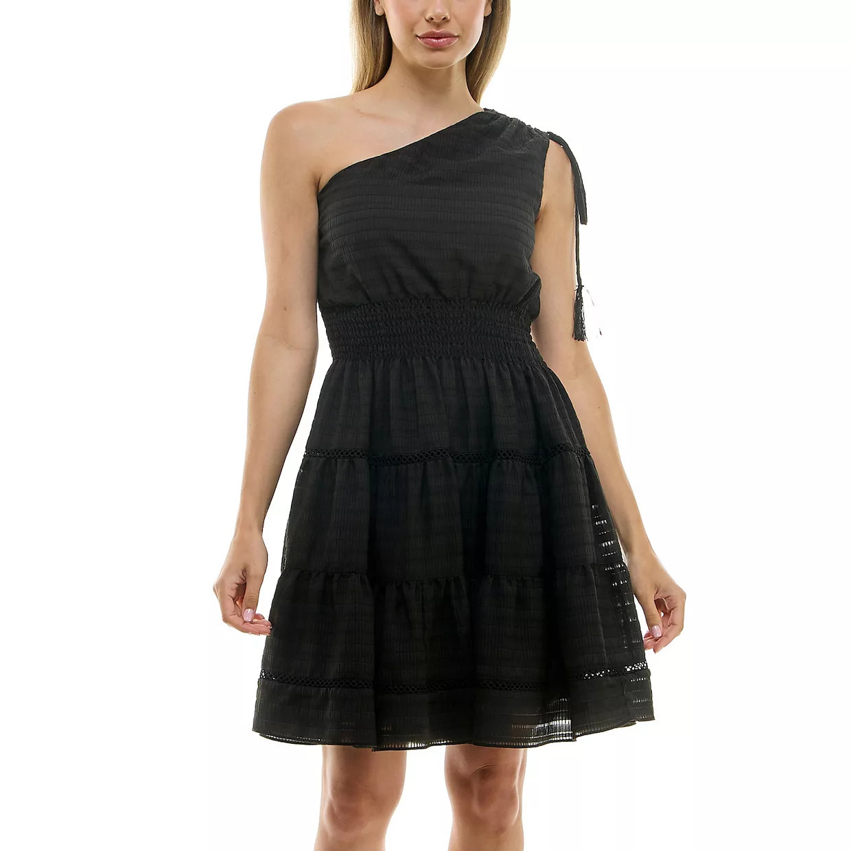 Women's Taylor Stripe Seersucker Dress with Smocking Waist | Kohl's