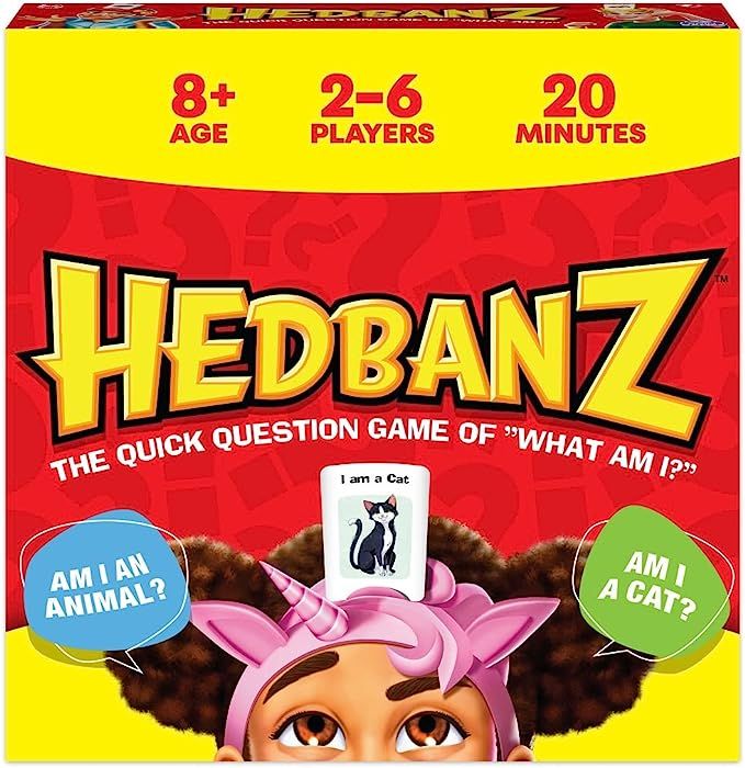 Hedbanz Picture Guessing Board Game New Edition, for Families and Kids Ages 8 and up | Amazon (US)
