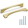 homdiy 10pack Gold Cabinet Pulls Brushed Brass Cabinet Pulls 5inch Kitchen Cabinet Hardware Zinc ... | Amazon (US)