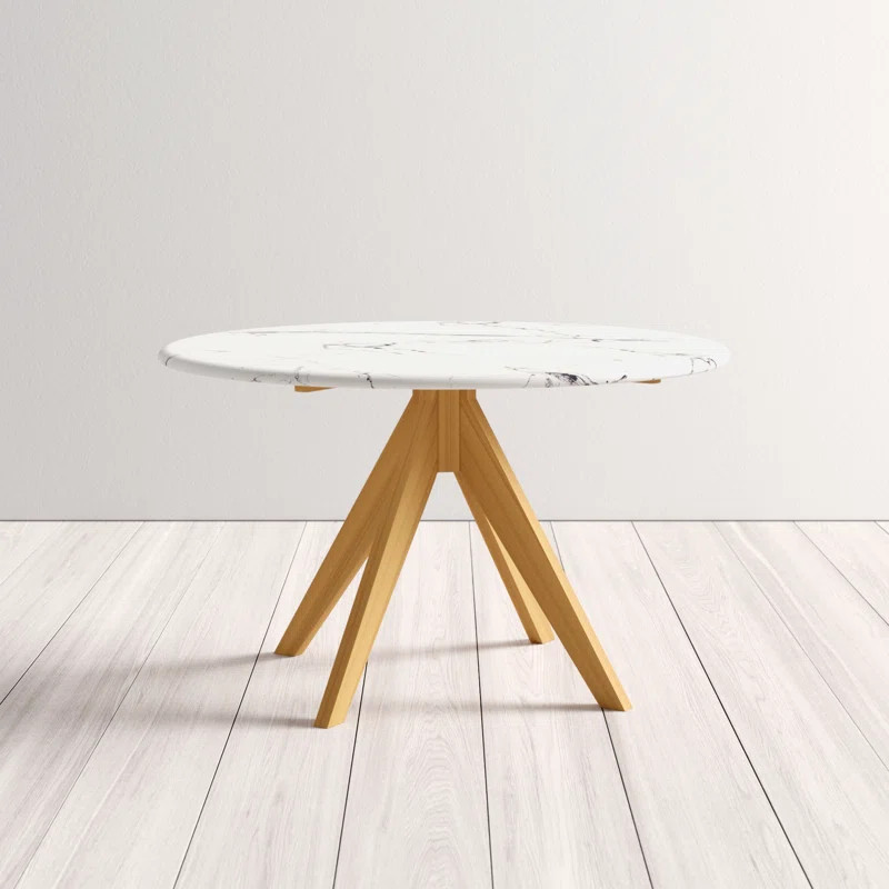 Gamino 50'' Pedestal Dining Table | Wayfair North America