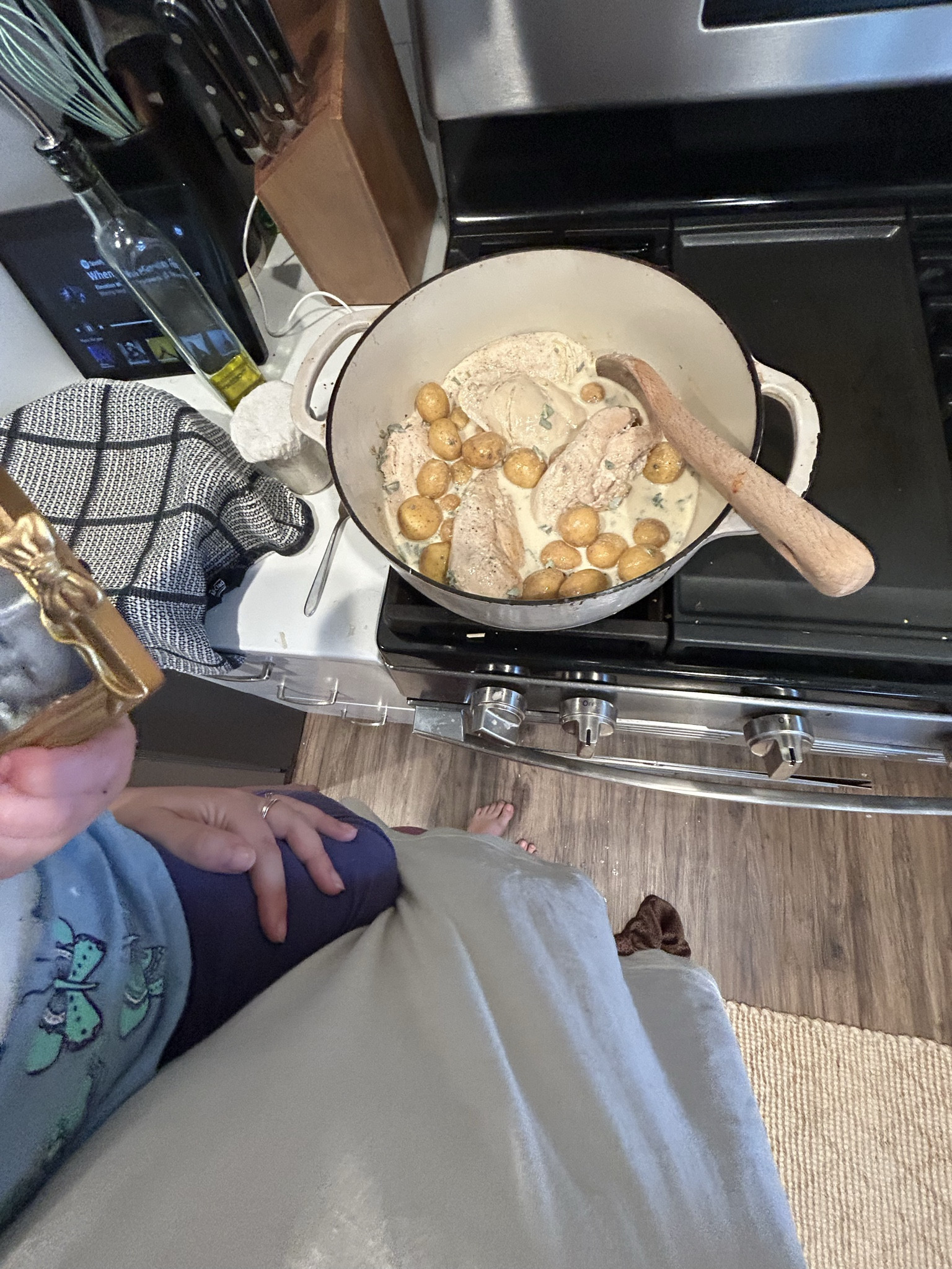 Cooking a one pot dinner from half baked harvest while holding my girls

Kitchen essentials, kitchen finds, Dutch oven, lodge pot, wood kitchen utensils

#LTKFindsUnder50 #LTKSaleAlert #LTKHome