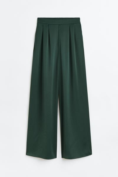 Wide-cut Satin Pants | H&M (US + CA)