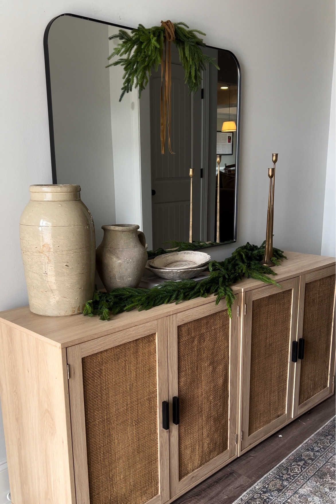 Style My Entryway with me 🤎

Travertine Plates entryway styling swag cabinets garland

#LTKhome #LTKHoliday
