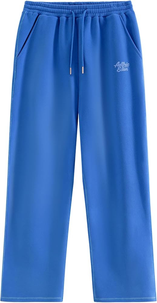 Aelfric Eden Wide Leg Sweatpants Fleece Classic Cloud Baggy Sweat Pants Lounge Pants Fall Outfits | Amazon (US)