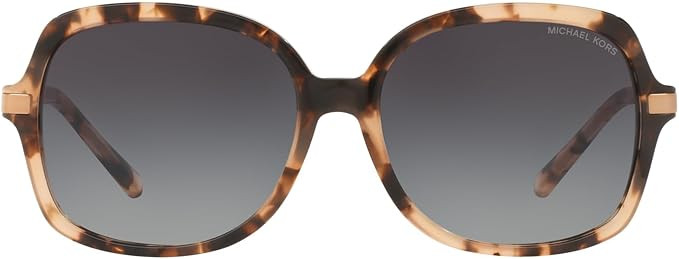 Michael Kors MK2024-316213 Sunglasses ADRIANNA II PINK TORTOISE w/LIGHT GREY GRADIENT 57mm | Amazon (US)