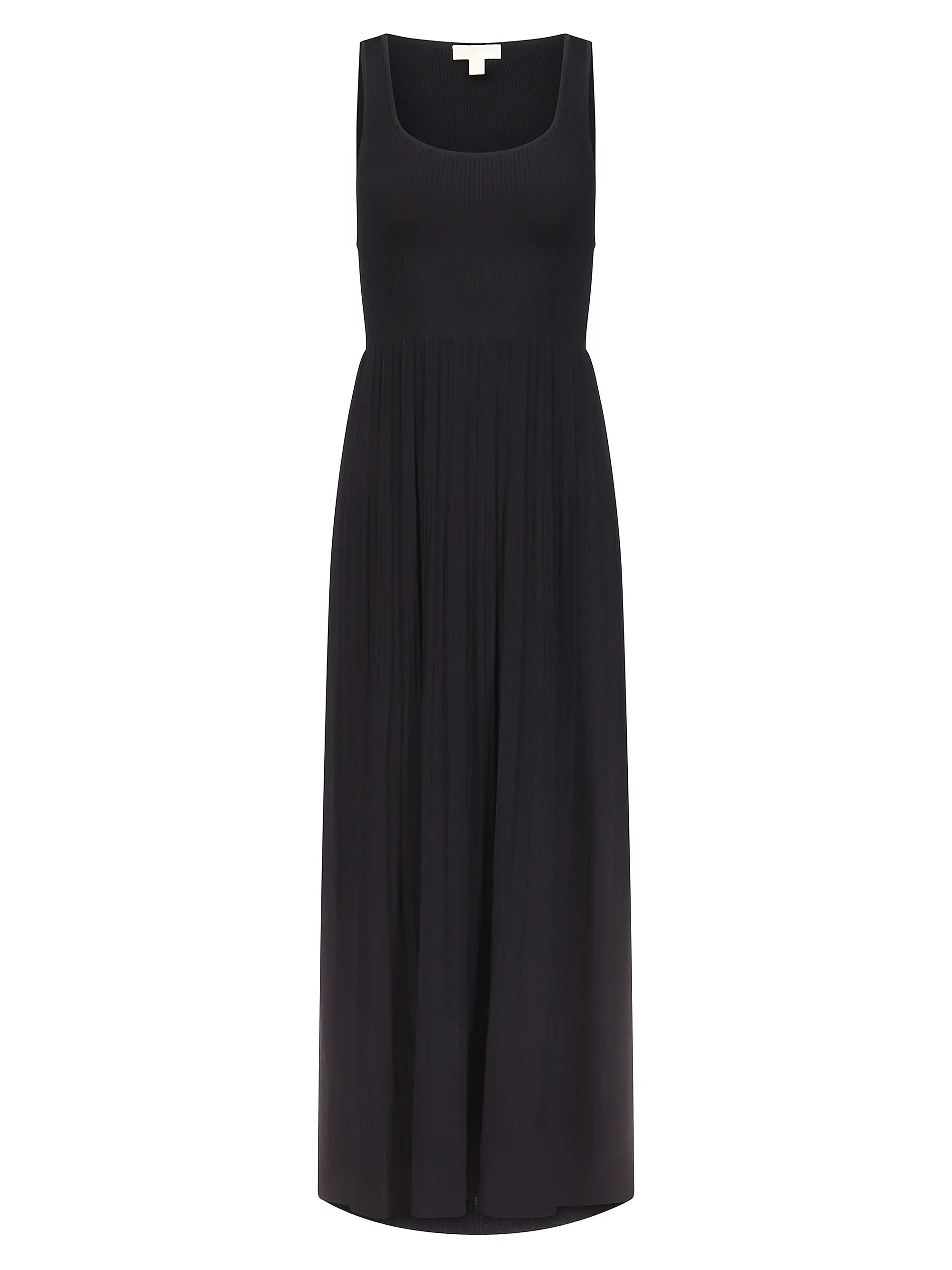 Scoopneck Pleated Maxi Dress | Saks Fifth Avenue