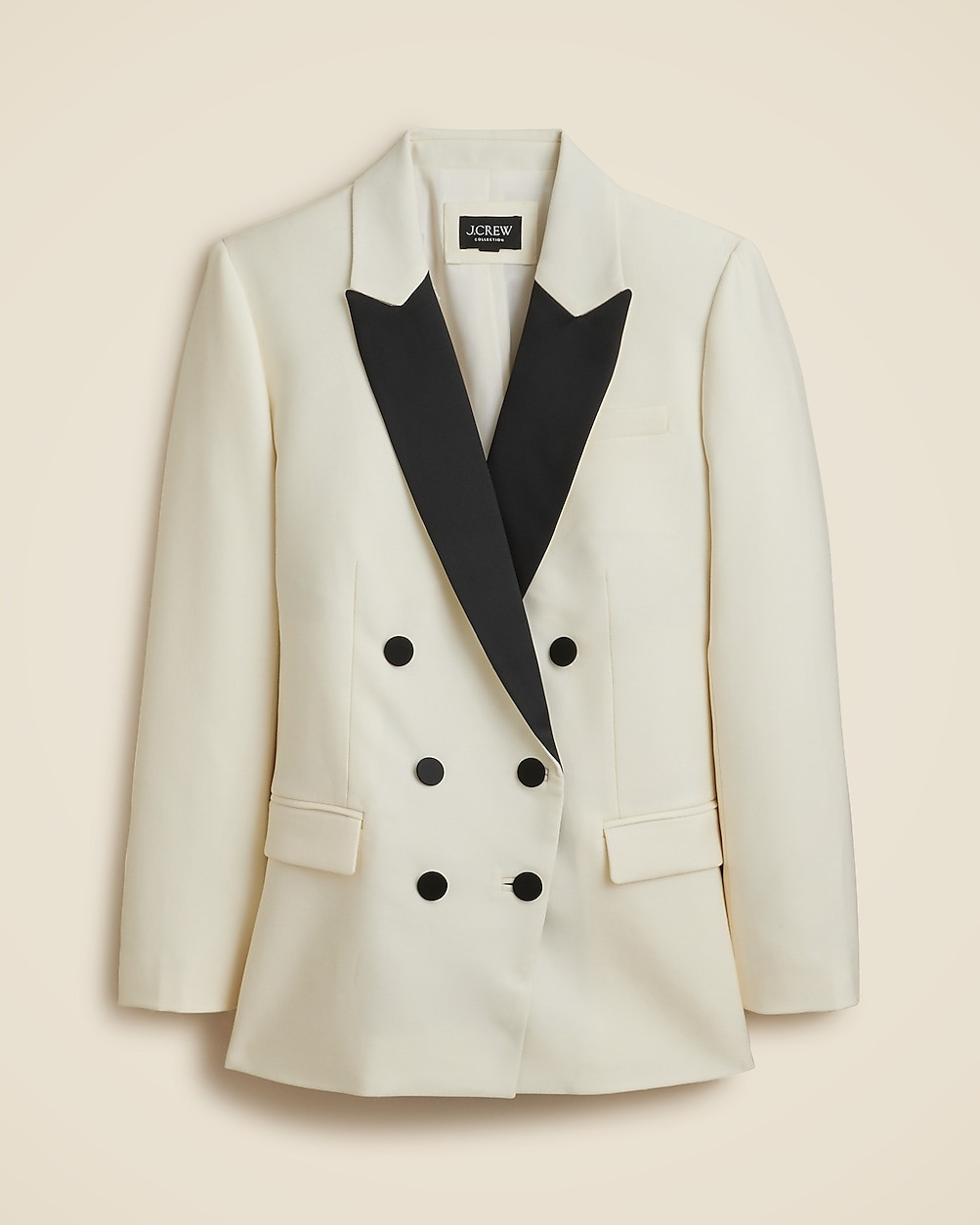 Collection relaxed double-breasted blazer in Italian tuxedo wool | J. Crew US