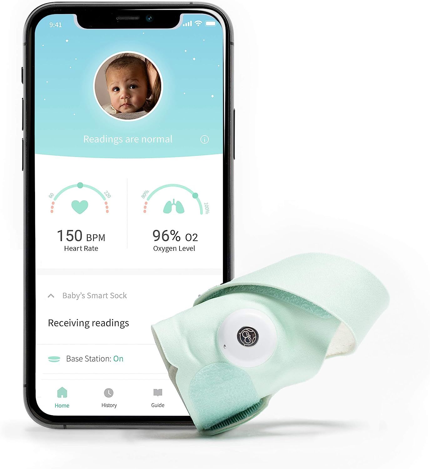 Owlet - Smart Sock 3 Monitor - Monitors Heart Rate and Oxygen for Baby and Child Safety, iOS and ... | Amazon (US)