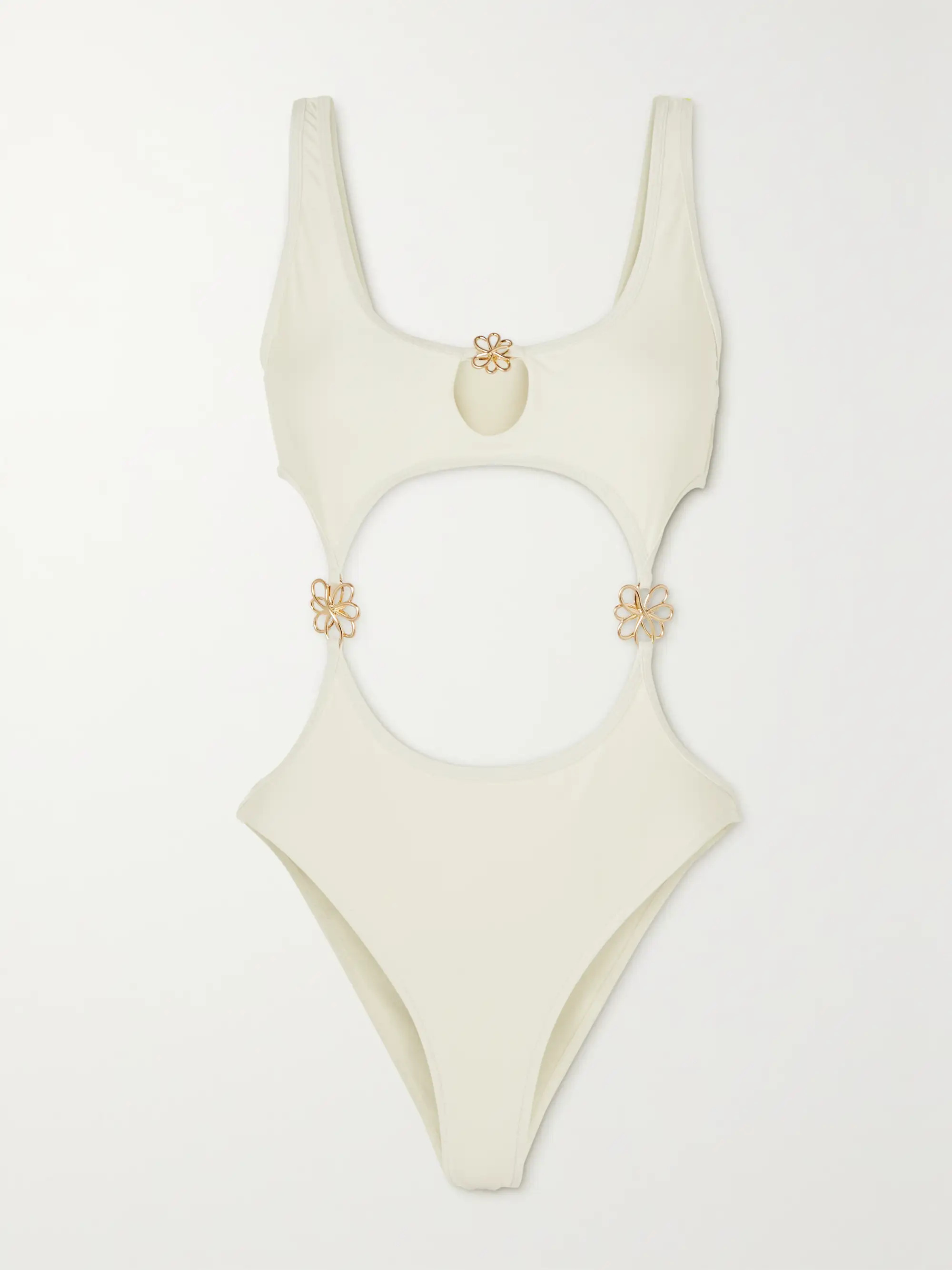 Frances cutout embellished swimsuit | NET-A-PORTER (US)