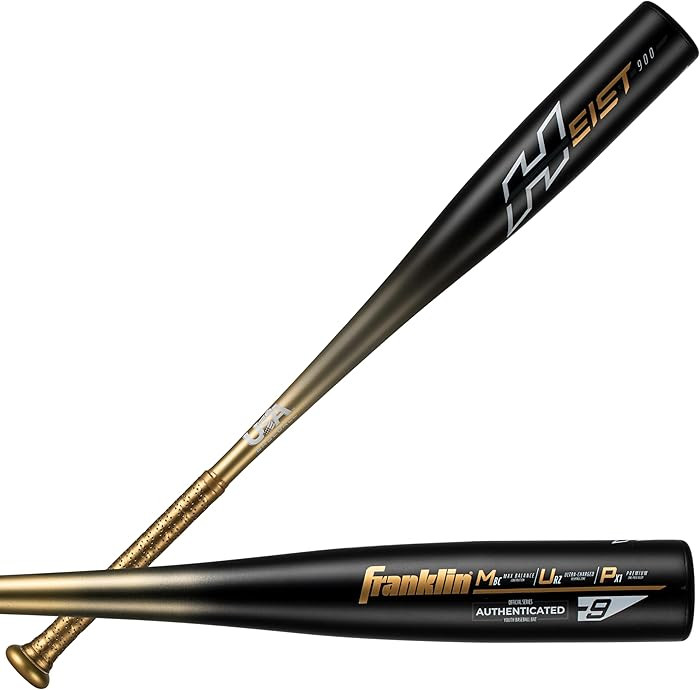 Franklin Sports Youth Baseball Bat - Heist Kids Baseball Bats for Ages 8-12 - 2 5/8" Inch Big Bar... | Amazon (US)