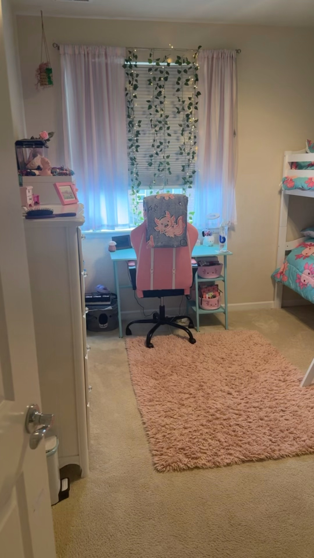 Winnie’s Bedroom makeover video 1 
#axolotlbedroom #girlbedroom #tealandpink #axolotls #kidsbedroom

#LTKKids #LTKHome #LTKmomlife