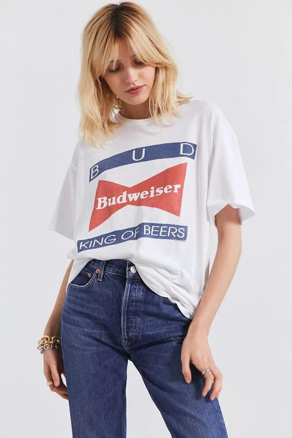 Budweiser King of Beers T Shirt - Etsy | Etsy (US)