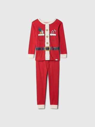 Baby &amp; Toddler Organic Brushed Cotton Holiday PJ Set | Gap (US)