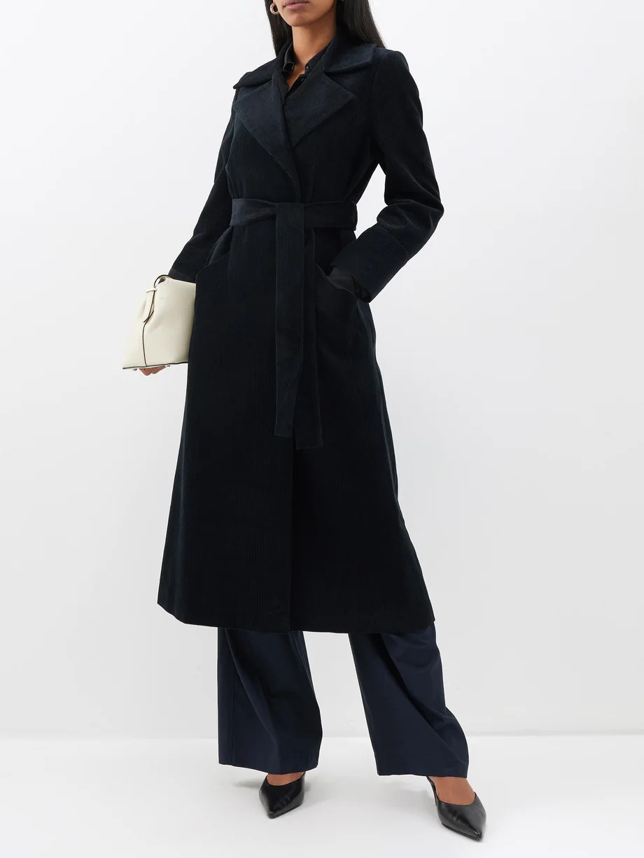 Roxanne belted corduroy trench coat | Cefinn | Matches (UK)